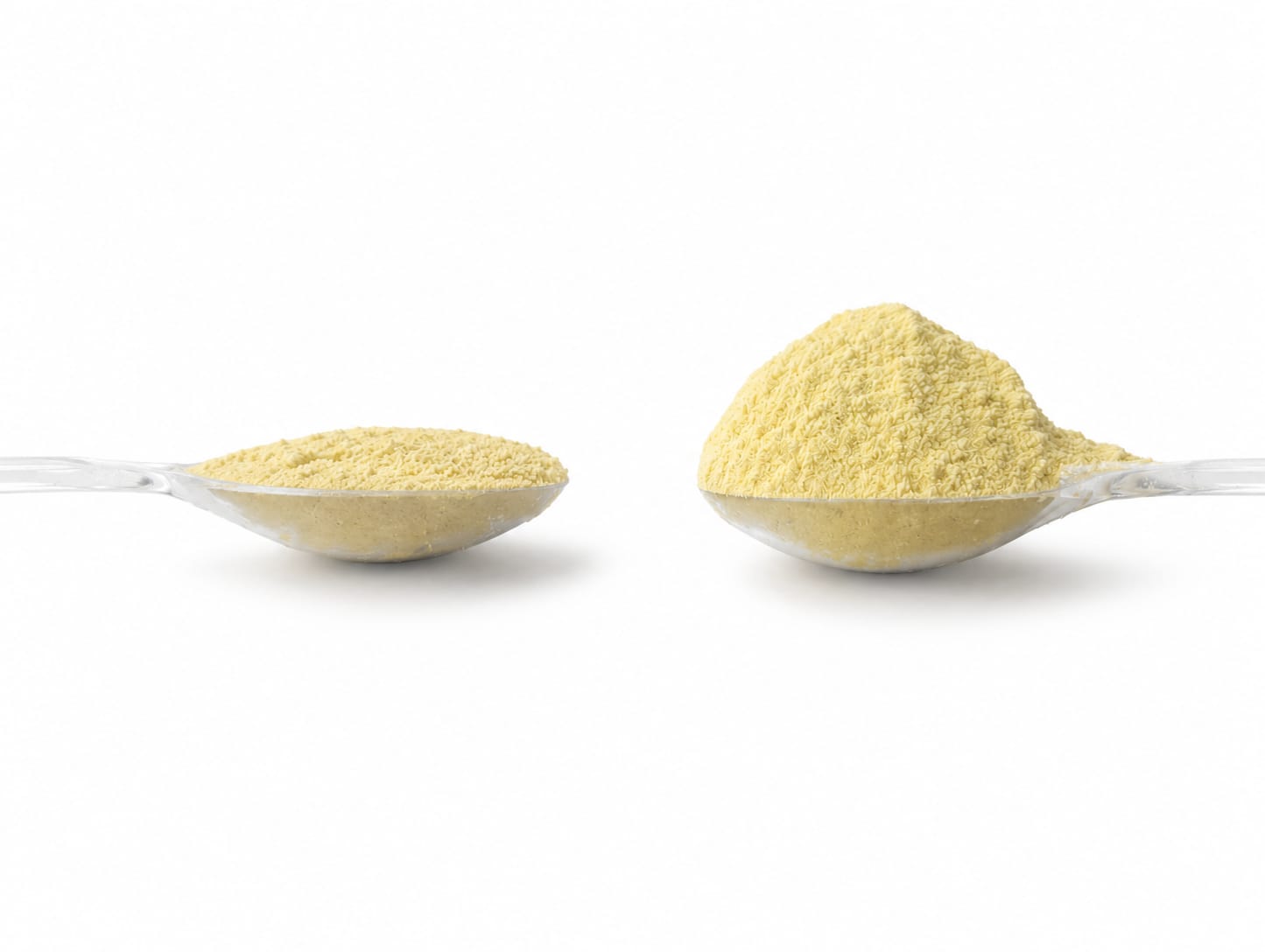Level scoop vs heaped scoop